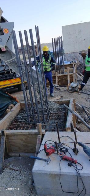 ProConsultants construction work at the Germiston site